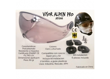 Lente Visor para cascos Alpen